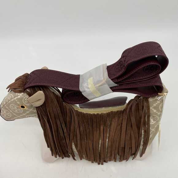 Tory Burch Brown Leather Crossbody | Lunar Year of the Horse OS - Picture 6 of 8